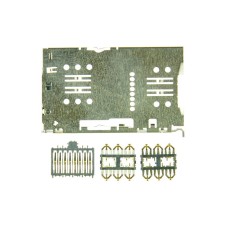Разъем сим/карты памяти для  ZTE Blade A610/Asus ZC553KL/Meizu U10/U20/M3S mini/M3 Note/M2 Mini 2Sim+flash