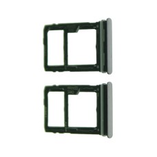 Держатель сим/карты памяти (Sim/Flash card holder) для Samsung A525/A725 2 Sim+Flash black