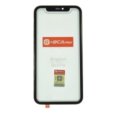 Стекло для Iphone 11+рамка black G+OCA PRO
