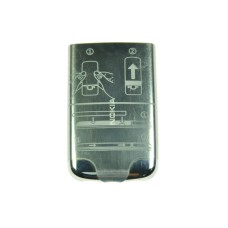 Крышка аккумулятора для Nokia 6700 серебро хромовое ORIG