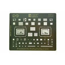 Трафарет BGA IC Amaoe 0,12mm U-IP10 iPhone 14/iPhone 14 Plus/iPhone 14 Pro/iPhone 14 Pro Max/A15/A16