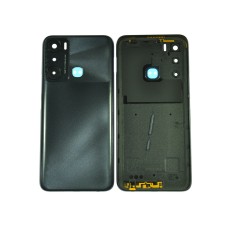 Задняя крышка для Infinix Hot 20i (X665E) со стеклом камеры black ORIG