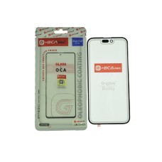 Стекло для Iphone 15 Plus black G+OCA PRO
