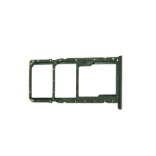 Держатель сим/карты памяти (Sim/Flash card holder) для Realme C11 (2021) (RMX 3231)/C21 (RMX 3201) black