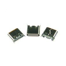 Системный разъем Type C 27 вертикальный 6pin, высота 7мм