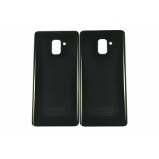 Задняя крышка для Samsung SM-A730/A8 Plus black AAA