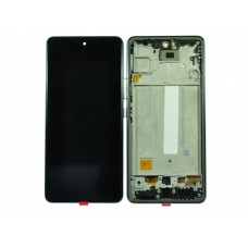 Дисплей (LCD) для Samsung SM-A536F+Touchscreen black In-Cell в рамке