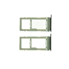 Держатель сим/карты памяти (Sim/Flash card holder) для Samsung G970/G973/S10/S10E black (черный)