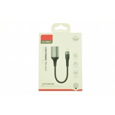 Переходник OTG USB Lightning XO-NB201 черный