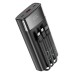 Внешний аккумулятор Power Bank Walker WB-625, 20000 mAh, Li-Pol, 3A, 22.5Вт, QC+PD,  с 3 встроенными кабелями, черный