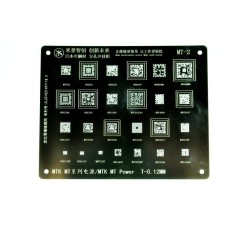 Трафарет BGA IC Mijing T-0,12mm MT-2 MTK MT6322/MT6329/MT6353V/MT6325V/MT6261MA/MT6290MA/MT6329A/MT6320/MT6328V/MT6323LGA/MT6169V/MT6311P/MT6331P/MT6350V/MT6329A/MT6318A/MT6351V/MT6332P/MT6311DP/MT6311P/MT6333P/MT6165V/MT6628QP/MT6339A/MT6158A