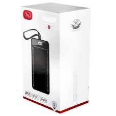 Внешний аккумулятор Power Bank PR-160, 20Вт, 80000 mAh, поддержка QC+PD, дисплей, фонарик черный
