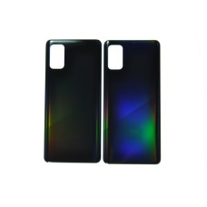 Задняя крышка для Samsung SM-A415/A41 black AAA