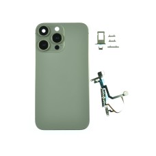 Корпус для iPhone XR в виде iphone 15 Pro/16 Pro titanium+шлейф кнопок вкл/громкости+sim holder