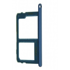 Держатель сим/карты памяти (Sim/Flash card holder) для Samsung A600/A605/J600 Sim2+Flash blue