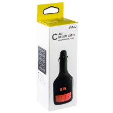 FM модулятор FM-02 USB/SD micro/AUX/дисплей/пульт