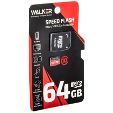 Карта памяти MicroSD  64GB Class 10