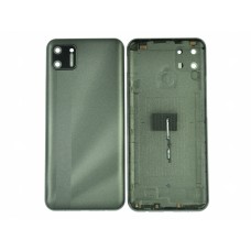 Задняя крышка для Realme C11 (RMX2185) со стеклом камеры grey AAA