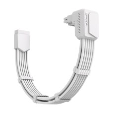 Адаптер для видеокарты EZDIY-FAB Shield PCIE 5.1 GPU Extension Cable with 90 Degree 12V-2×6 Angle Adapter,STD WHITE( EZDPR230-5 )
