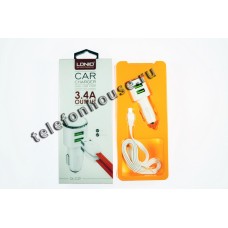 АЗУ LDNIO DL-C29 2usb+кабель Lightning 3400mAh АЗУ LDNIO DL-C29 2usb+кабель Lightning 3400mAh