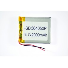 Элемент питания универсальный 564050p (5,6мм*40мм*50мм) 1800mAh Элемент питания универсальный 564050p (5,6мм*40мм*50мм) 1800mAh