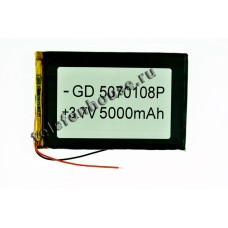 Элемент питания универсальный 5070108p 5000mAh Элемент питания универсальный 5070108p 5000mAh