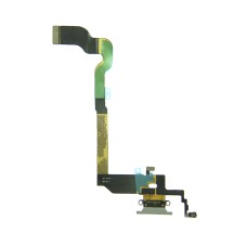 Шлейф для iPhone X с разъемом заряд белый ориг