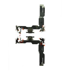 Шлейф для iPhone 15 Plus с разъемом заряд черный (все компоненты) AAA Шлейф для iPhone 15 Plus с разъемом заряд черный (все компоненты) AAA