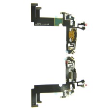 Шлейф для iPhone 12 mini с разъемом зарядки черный Шлейф для iPhone 12 mini с разъемом зарядки черный