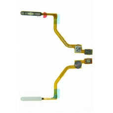 Шлейф для Xiaomi Redmi Note 9 Pro/Redmi Note 9S+сканер отпечатка серебро