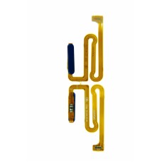 Шлейф для Samsung SM-A125/A127/A135/M127/M12/M225+кнопка включения без сканера отпечатка синий