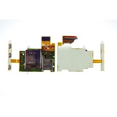 Шлейф для Sony ST26+сим-флэш коннектор с боковыми кнопками Шлейф для Sony ST26+сим-флэш коннектор с боковыми кнопками