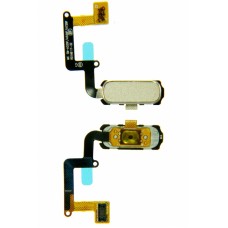 Шлейф для Samsung SM-A320F/A3(2017)/A520/A720+кнопка Home золотой