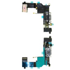 Шлейф для iPhone 5S с разъемом audio и заряд черный Шлейф для iPhone 5S с разъемом audio и заряд черный