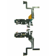 Шлейф для iPhone 14 Pro с разъемом заряд черный Шлейф для iPhone 14 Pro с разъемом заряд черный