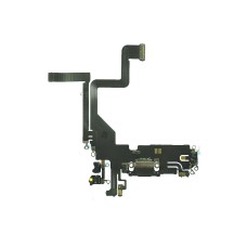 Шлейф для iPhone 14 Pro с разъемом заряд черный