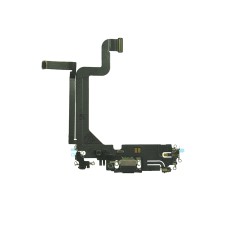 Шлейф для iPhone 14 Pro Max с разъемом заряд черный ориг