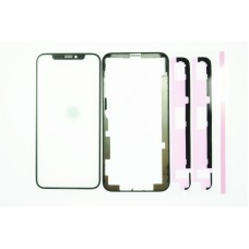 Стекло для Iphone XS+рамка+OCA клей черный