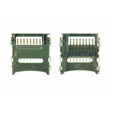 Разъем карты памяти для  Alcatel OT1042/1046/2000/2001/2004/3041/4007/4009/4010/4013/4018/4027/4030/4032/4033/4035/4045/5020/5038/7025/7041 ориг100%
