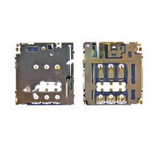 Разъем сим карты для Sony D2302/D2303/D2305 Xperia M2/D5103/D5102/D5106 Xperia T3/Lenovo A10-70/A5500/B6000/B8000/BlackBerry Z30/Asus Z380 ориг Разъем сим карты для Sony D2302/D2303/D2305 Xperia M2/D5103/D5102/D5106 Xperia T3/Lenovo A10-70/A5500/B6000/B8000/BlackBerry Z30/Asus Z380 ориг