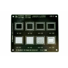 Трафарет BGA IC Mijing T-0,12мм iPh-5 для CPU A8/A9/A10/A11 Трафарет BGA IC Mijing T-0,12мм iPh-5 для CPU A8/A9/A10/A11