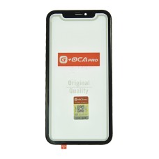 Стекло для Iphone XR+рамка черный G+OCA PRO