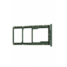 Держатель сим/карты памяти для Tecno Spark 7 (KF6M) черный Держатель сим/карты памяти для Tecno Spark 7 (KF6M) черный