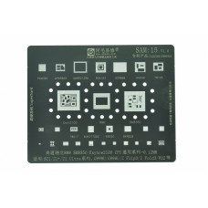 Трафарет BGA IC Amaoe 0,12мм Sam-15 Exynos 2100/888/PM8350/QPM5825/KM9521096/BGA153/SDR868/KM049/78105/78217/MAX77705C/W9020/SMR526 Трафарет BGA IC Amaoe 0,12мм Sam-15 Exynos 2100/888/PM8350/QPM5825/KM9521096/BGA153/SDR868/KM049/78105/78217/MAX77705C/W9020/SMR526