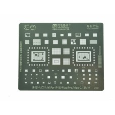 Трафарет BGA IC Amaoe 0,12мм U-IP11 iPhone 15/iPhone 15 Plus/iPhone 15 Pro/iPhone 15 Pro Max A17/A16 Трафарет BGA IC Amaoe 0,12мм U-IP11 iPhone 15/iPhone 15 Plus/iPhone 15 Pro/iPhone 15 Pro Max A17/A16