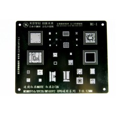 Трафарет BGA IC Mijing T-0,12мм Mi-1 Xiaomi Redmi Note 2/2A/MSM8916/8928/MT6592 Трафарет BGA IC Mijing T-0,12мм Mi-1 Xiaomi Redmi Note 2/2A/MSM8916/8928/MT6592