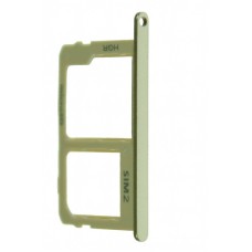 Держатель сим/карты памяти для Samsung A600/A605/J600 Sim2+Flash золотой Держатель сим/карты памяти для Samsung A600/A605/J600 Sim2+Flash золотой