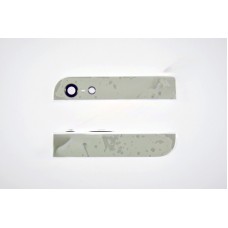 Стекло для Iphone 5S на заднюю часть комплект белый