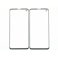 Стекло для Samsung G973 S10 черный+OCA Стекло для Samsung G973 S10 черный+OCA