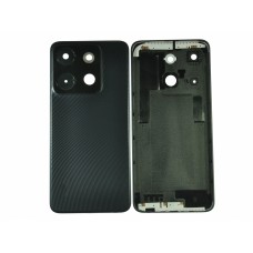 Задняя крышка для Infinix Smart 7 (X6515) со стеклом камеры черный Задняя крышка для Infinix Smart 7 (X6515) со стеклом камеры черный